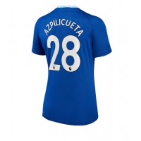 Chelsea Cesar Azpilicueta #28 Hjemmebanetrøje Dame 2022-23 Kortærmet